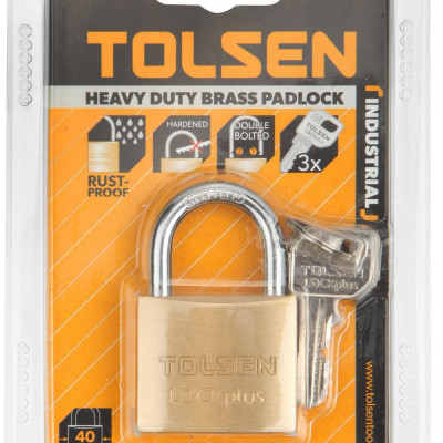 Ổ KHÓA ĐỒNG (CÔNG NGHIỆP) TOLSEN TỪ 20mm-60mm  - HÀNH CHÍNH HÃNG