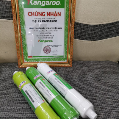 HÀNG CHÍNH HÃNG - Combo 3 lõi lọc nước Kangaroo - 789 (Alkaline, Maifan Rock, ORP)