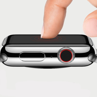 Miếng dán cường lực Hoco Full 3D cho Apple Watch Series 6 / Apple Watch SE/ Series 5/ 4 (Size 40/44mm) - Hàng Nhập Khẩu