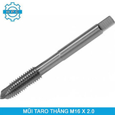 Mũi taro thẳng Volkel M 16 x 2.0