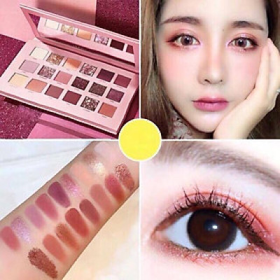 Hộp kẻ mắt 18 màu gồm 12 màu lì và 6 màu nhũ mềm mịn ,siêu bám da ,không bị trôi ,lem , dụng cụ trang điểm ,có thể phối màu yêu thích giúp đôi mắt nổi bật hơn , tôn lên vẻ đẹp ngọt ngào nữ tính