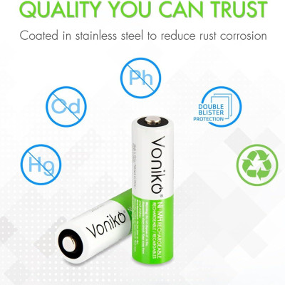 Vỉ 2 Pin Sạc AA 1300mAH - Voniko