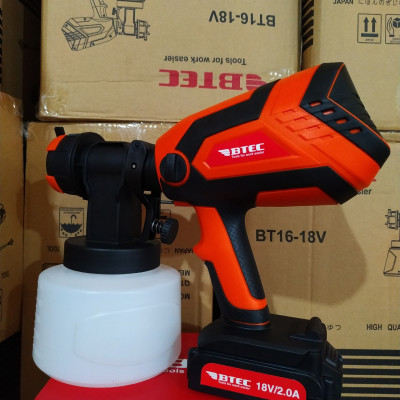 MÁY PHUN SƠN DÙNG PIN BTEC BT16-18V (450W)- HÀNG CHÍNH HÃNG
