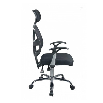 Ghế Trưởng Phòng Chân Thép Mạ Có Gối IBIE OC8316NB