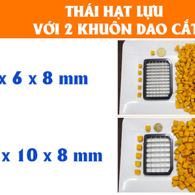 Máy thái rau củ quả đa năng 3A600W - Cắt hạt lựu, sợi, lát, băm nhỏ - Hàng Chính Hãng