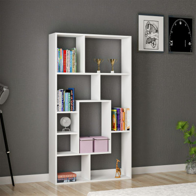 Giá sách bằng gỗ đẹp chất lượng cao SMLIFE Bianco