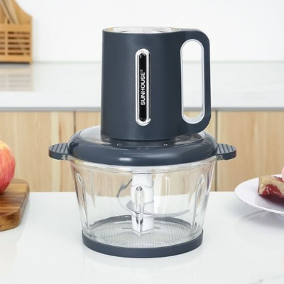 Máy xay thịt Sunhouse SHD5403 - Công suất 300W - Cối Thủy Tinh Dung tích 1.8L - 3 Tốc Độ - Lưỡi dao 4 cánh siêu khỏe - Hàng Chính Hãng