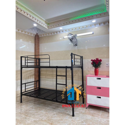 Giường sắt 2 tầng ngang 1m2 dài 2m – DT120