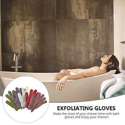 1 Đôi Găng tay tắm chà lưng chải khô kỳ ghét bao tay tắm bông tắm tẩy tế bào chết Massage toàn thân Body dễ chịu thoải mái cực sạch