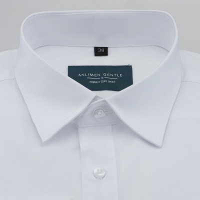 Áo sơ mi măng sét trắng Anlimen Cuff Shirt - AGS02