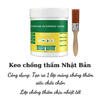 Siêu Keo Quét Trong Suốt Nhật Bản Chống Thấm Mạch Gạch 300G, Vá Vết Nứt Bề Mặt Nhanh Chóng
