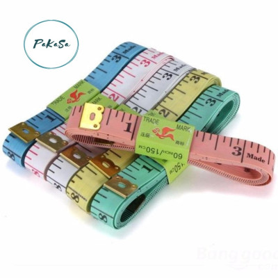 Thước Dây Đa Năng 150cm Theo Dõi Số Đo 3 Vòng - PaKaSa (Giao màu ngẫu nhiên)