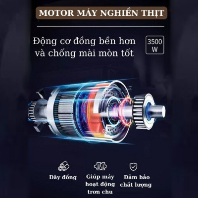 Máy xay nhồi thịt đa năng SOKANY SK-090, công suất 3200W, vừa xay thịt, vừa đùn thịt, nhồi lạp xưởng, xúc xích tại nhà - HÀNG CHÍNH HÃNG