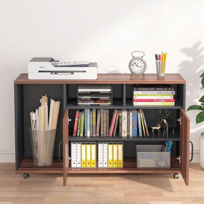Kệ để máy in gỗ SMLIFE Pogard