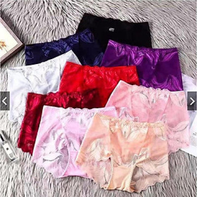 Combo 10  Quần lót ren đùi gen bụng cực mềm mịn 5533 form to 50 đến 65kg .