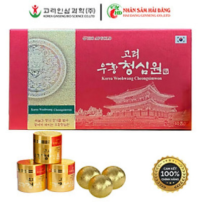 An cung ngưu hoàng thanh tâm Bio Hàn Quốc 10 viên - Phòng ngừa tai biến đột quỵ