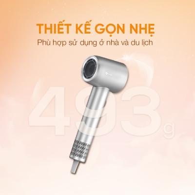 Máy Sấy Tóc Ion Âm Tốc Độ Cao Life360 LF-MST23, Sấy Nóng Lạnh, Sấy Nhanh, Không Ồn - Hàng Chính Hãng - Bảo Hành 1 năm
