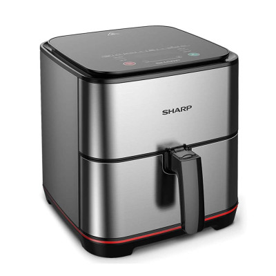 Nồi Chiên Không Dầu Sharp 5 lít KF-AF50EV-ST-Hàng chính hãng