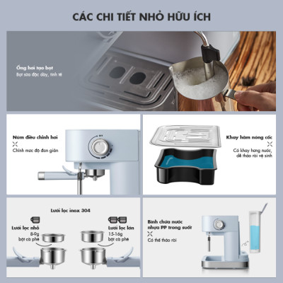 Máy pha cà phê Bear CF-B15V1 Hàng chính hãng