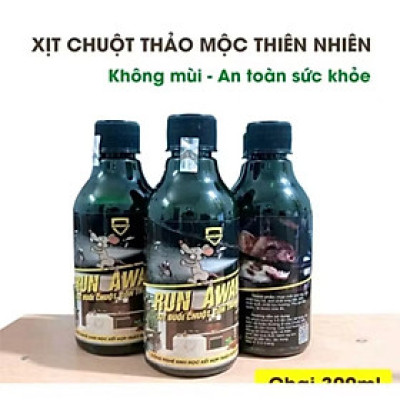 1 CHAI XỊT ĐUỔI HẾT SẠCH CHUỘT THẢO MỘC AN TOÀN CHO MỌI GIA ĐÌNH HÀNG CHUẨN