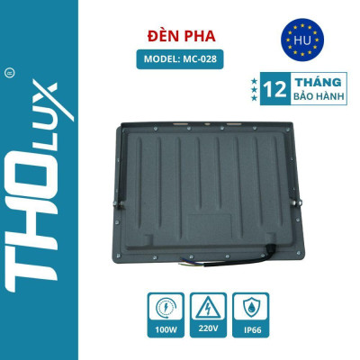 Đèn pha MC-028 Tholux 100W. Đèn led LED ngoài trời