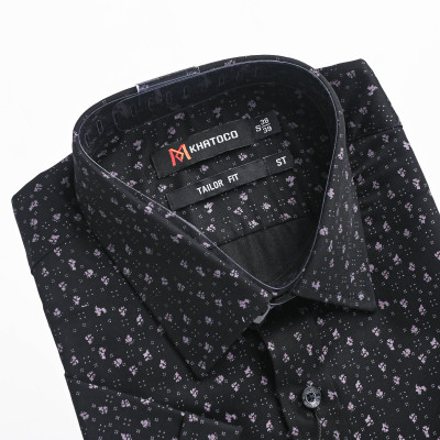 Áo sơ mi tay ngắn Khatoco sale off 50%