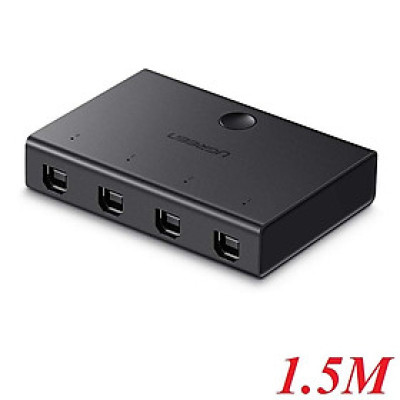 Ugreen UG3034630346TK 1.5M Bộ gộp 4 máy tính dùng 1 máy in cao cấp - HÀNG CHÍNH HÃNG