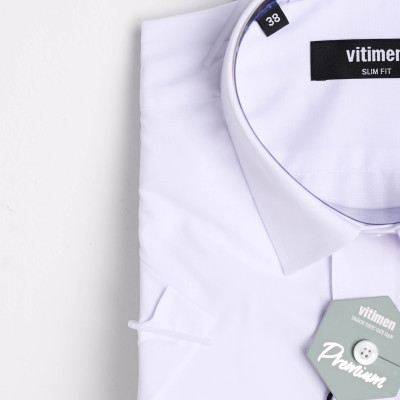Áo sơ mi nam Vitimen ngắn tay form Slim fit