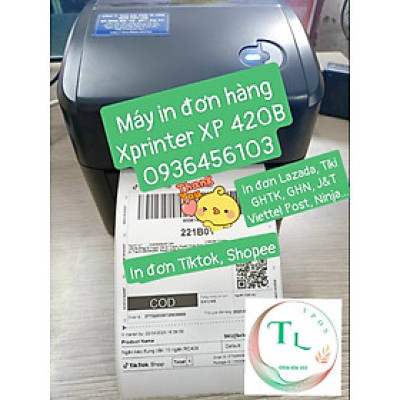 Máy in tem mã vạch Xprinter XP-420B - Hàng nhập khẩu 