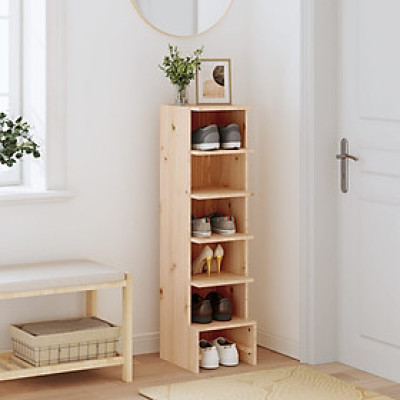 Kệ giày gỗ thông CTGTKG4 Tundo 28 x 30 x 104 cm
