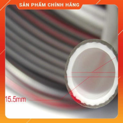 ️ Bộ dây vòi xịt nước rửa xe, tưới cây , tăng áp 3 lần, loại 20m 206318 đầu đồng, cút,nối đen+ mở chai