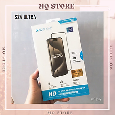 Kính Cường lực KUZOOM SS S25 Ultra - S24 Ultra - S24 Plus trong suốt full màn hình AKZ ( hàng chính hãng)