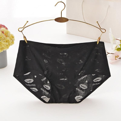 Combo 10 quần lót nữ thun lạnh in hình môi