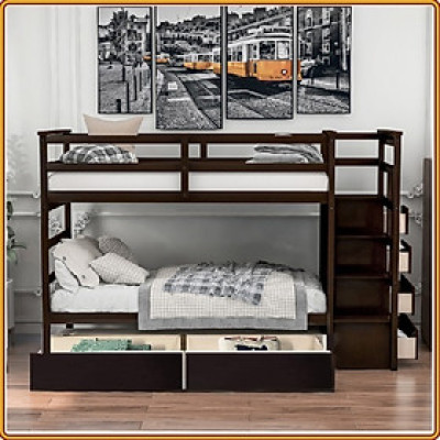 giường 2 tầng hộc kéo 1m Juno Sofa