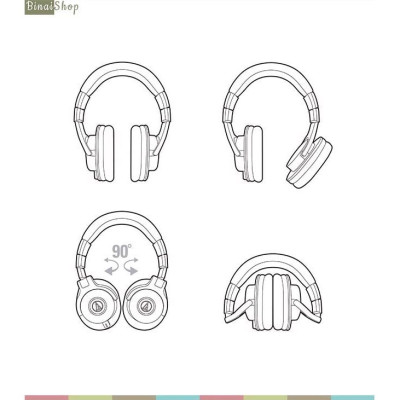 Tai Nghe Chụp Tai Audio Technica ATH-M40x - Hàng Chính Hãng