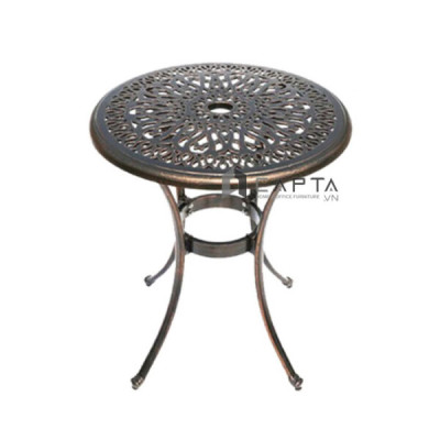 Bộ bàn ghế ban công ngoài trời nhôm đúc 2 ghế TE2002-60A / CC2013-A Nội thất Capta