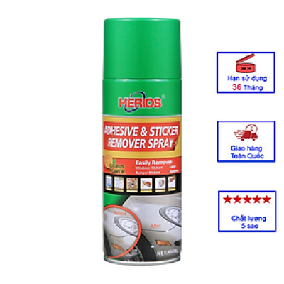 Chai Tẩy Keo Dán Cao Cấp HERIOS LA-014 Công Nghệ Đức 450ml