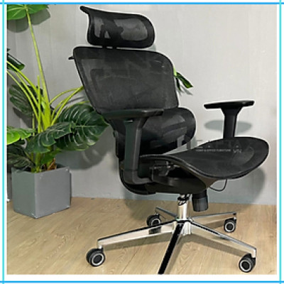Ghế lưới công thái học làm việc tại nhà tựa đầu có tay nâng hạ nhập khẩu CM4533-M
