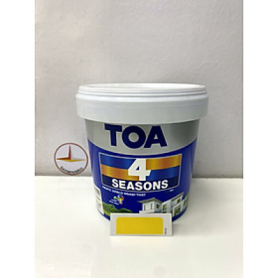 Sơn phào chỉ trong và ngoài nhà Toa 4 Seasons Tropic Shield màu vàng C- 7910_1L