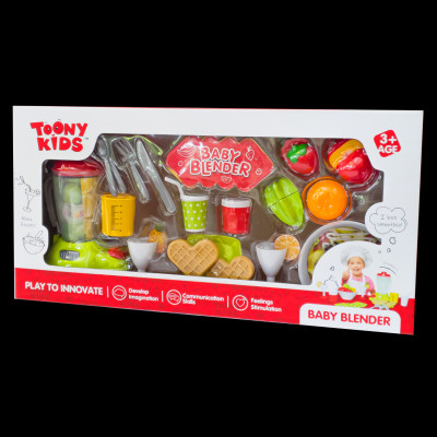 Đồ Chơi Nấu Ăn Bộ Máy Xay Hoa Quả TOONYKIDS - Đồ Chơi Nhà Bếp Cho Bé - Baby Blender TN075 [Tặng Kèm Sticker]