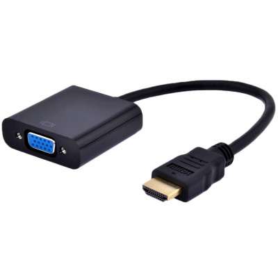 Cáp chuyển đổi HDMI sang VGA (20cm) Hàng Nhập Khẩu - Giao Màu Ngẫu Nhiên