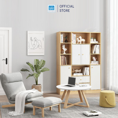 Tủ Sách Siêu Lớn Nhiều Ngăn Hiện Đại SIB Decor KSG46