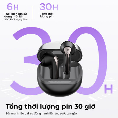 Tai Nghe True Wireless SoundPEATS Air5 Aptx Adaptive Lossless Bluetooth 5.4 - Hàng Chính Hãng