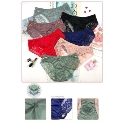 Quần Lót Ren, Kháng Khuẩn, Thoáng Khí, Kiểu Dáng Pháp (WL64)