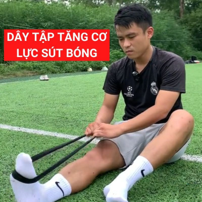 Bộ 5 Dây kháng lực bóng đá tập lực sút dododios tập lực sút cổ chân, cơ chân, đùi mông - Chính Hãng