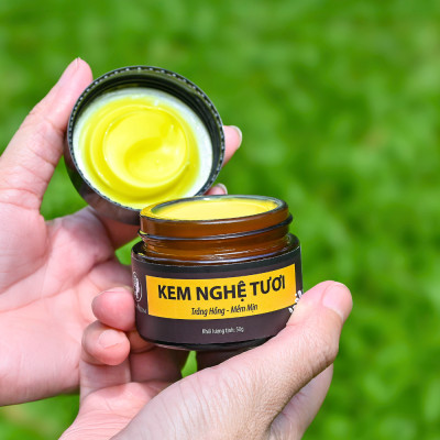 Combo dưỡng trắng da toàn diện Wonmom (1 kem sữa nghệ toàn thân+1 kem nghệ tươi)