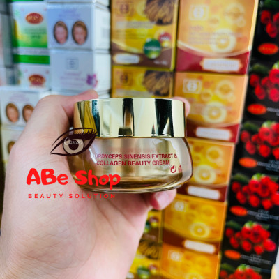 Kem LAYSMON Đông Trùng Hạ Thảo - LAYSMON CORDYCEPS SINESIS EXTRACT AND COLLAGEN BEAUTY CREAM 20g