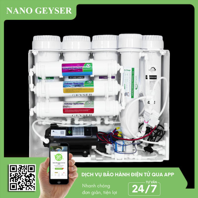 Máy lọc nước Nano Geyser ECO C8 công nghệ RO - Hàng Chính Hãng