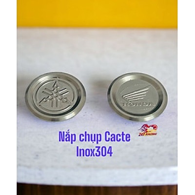 Nắp Che Cacte Inox304 Logo YA và Hon.da gắn nhiều loại xe máy Sirius Wave Dream RSX Jupiter Blade.....