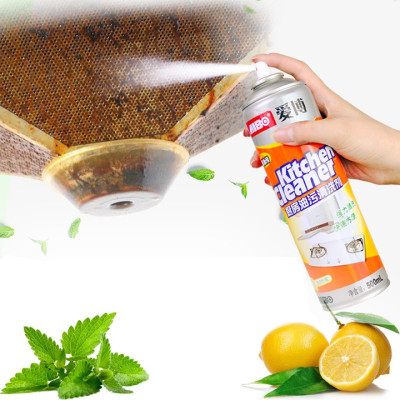 Bình Xịt Tẩy Rửa Nhà Bếp, Bình Xịt Bọt Tuyết Tẩy Rửa Siêu Sạch Màu Cam Kitchen Cleaner Nhà Bếp 500ml